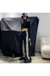 Herbst Harajuku High Waist Wide Jeans