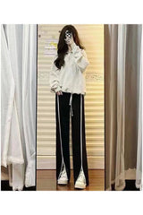 Lange Hose mit hoher Taille