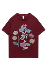 Hip Hop Kanji Cat T-Shirt
