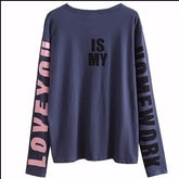 T-shirt rose oversize pour les devoirs