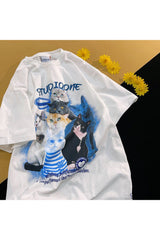 Hong Kong Style Loose T-shirt