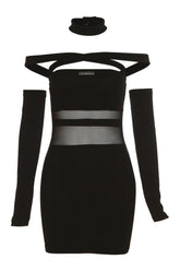 Robe noire au charme fou