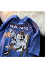 Japanisches Katzen-Cartoon-T-Shirt