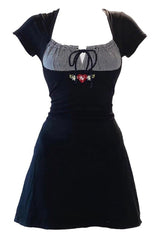 Kawaii Bow Mini Dress