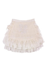 Kawaii Cat Print Mini Skirt Set