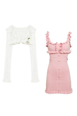 Kawaii Two-Piece Knit Dress Set
