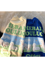 T-shirt en coton esthétique Kidcore