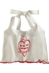 Kidcore Beach Bandage Crop Top