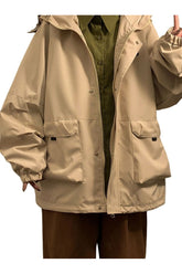 Veste zippée Harajuku coréenne d'automne