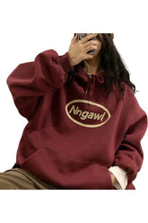 Herbstlicher koreanischer Hoodie