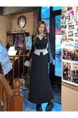 Fall Lapel Collar Knit Cardigan