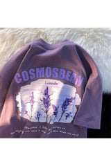 Lavender Dreamscape Graphic T-Shirt