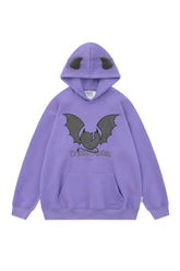 Fall Lavender Winged Mystery Hoodie