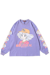 Long Sleeve Kawaii Sweatshirt