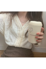 Chemisier vintage à manches longues