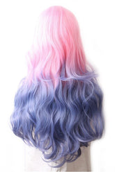 Lange gewellte Cosplay-Perücke