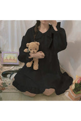 Robe ample à col Claudine