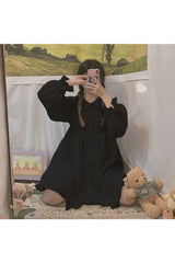 Robe ample à col Claudine