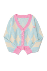 Fall Loose V-neck Student Cardigan