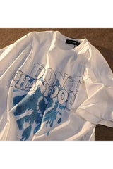 Lovr Print Harajuku T-shirt