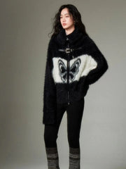 Veste duveteuse Midnight Butterfly