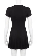 Midnight Twirl Mini Dress