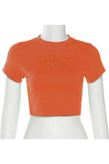 Milano Crest Cropped Top