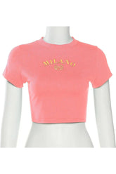 Milano Crest Cropped Top