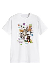 T-Shirt mit Milchkatzen-Grafik