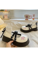 Chaussures Mary Janes à plateforme Moon & Star Kawaii