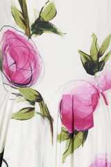 Lindsay Rose Printed Cap Sleeve Midi Dress