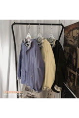 Veste à carreaux esthétique surdimensionnée d'automne