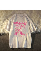 T-shirt graphique surdimensionné Anime