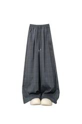 Oversized Plaid Slouchy Pants