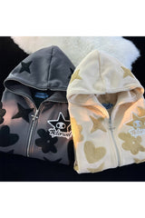 Fall Oversized Zip Up Warm Hoodie