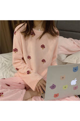 Ensembles de pyjama imprimé champignon