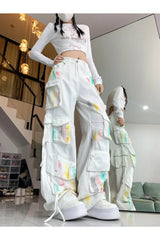 Pastel Graffiti Cargo Pants