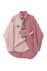Chemise patchwork pastel pour chiots