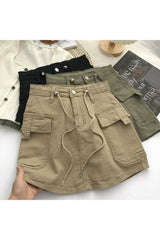 Patchwork Y2K Mini Skirt