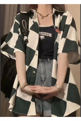 Surchemise à carreaux élégante pour l'été