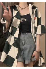 Surchemise à carreaux élégante pour l'été