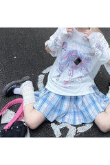 T-shirt style anime preppy