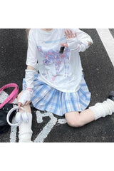 T-shirt style anime preppy