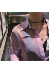 Chemise colorée preppy