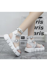 Preppy High Heels Sandals