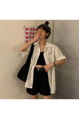 Chemise ample preppy