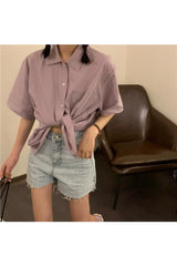 Chemise ample preppy