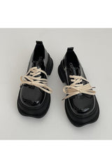 Chaussures à plateforme Preppy de style britannique