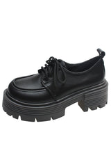 Chaussures à plateforme preppy