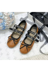 Chaussures Mary Janes Punk à double boucle